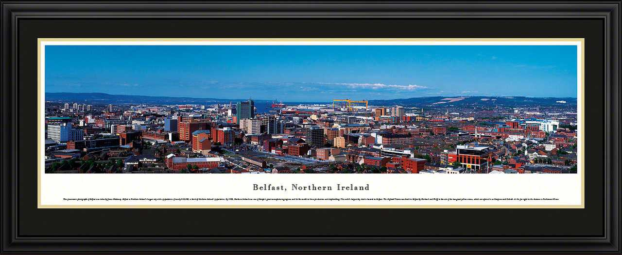 Belfast, Northern Ireland City Skyline Panoramic Picture