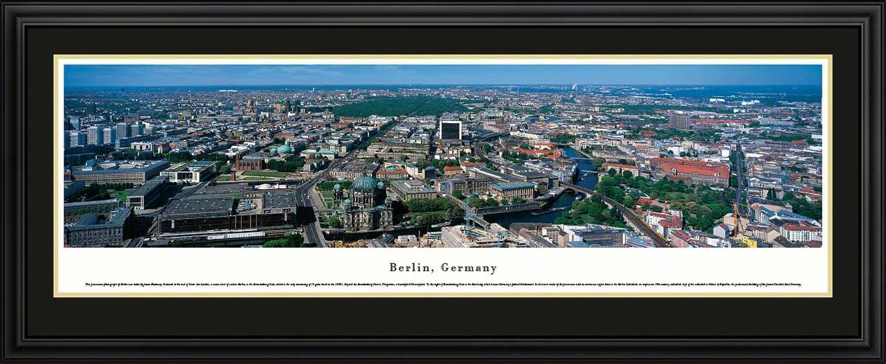 Berlin, Germany City Skyline Panorama