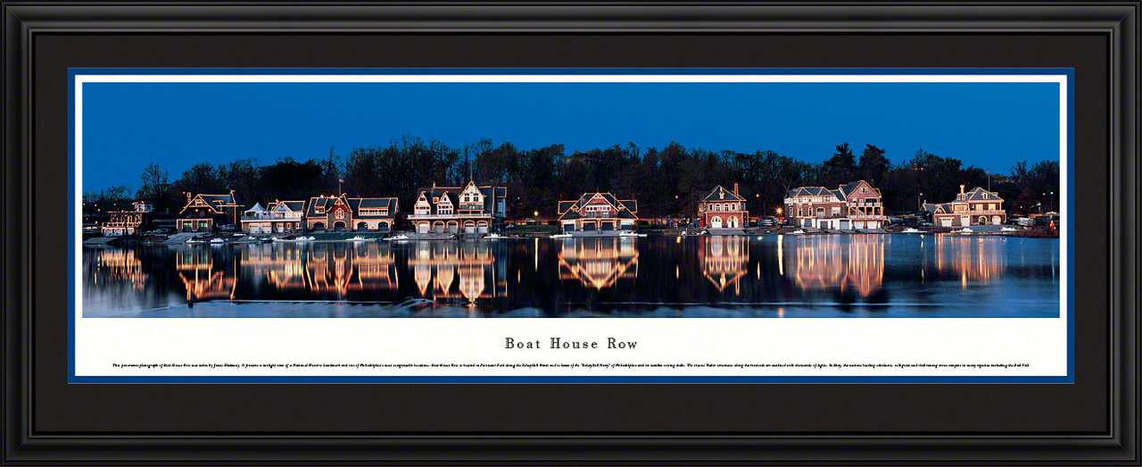 Boat House Row Panoramic Picture