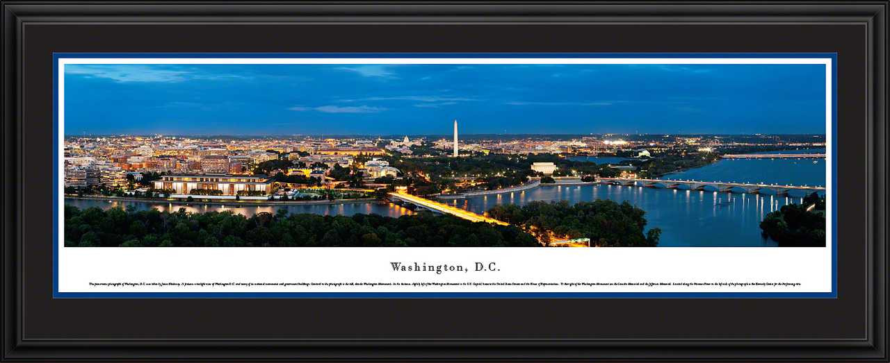 Washington, DC Panoramic Skyline Picture - Twilight