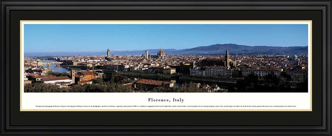 Florence, Italy City Skyline Panoramic Picture
