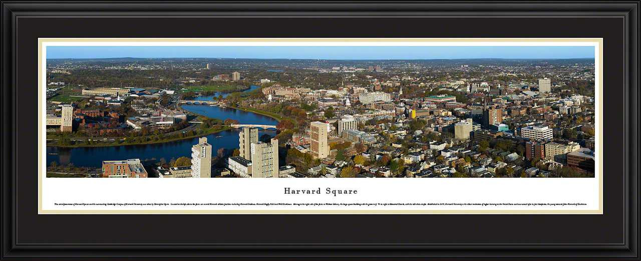 Harvard Square Skyline Panoramic Picture