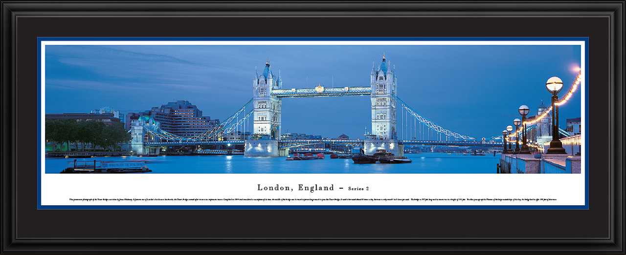 London, England Skyline Panoramic Picture - Tower Bridge - Twilight
