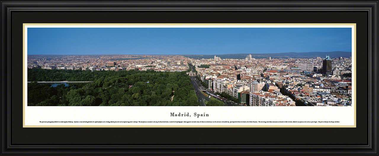 Madrid, Spain Panoramic Skyline Picture