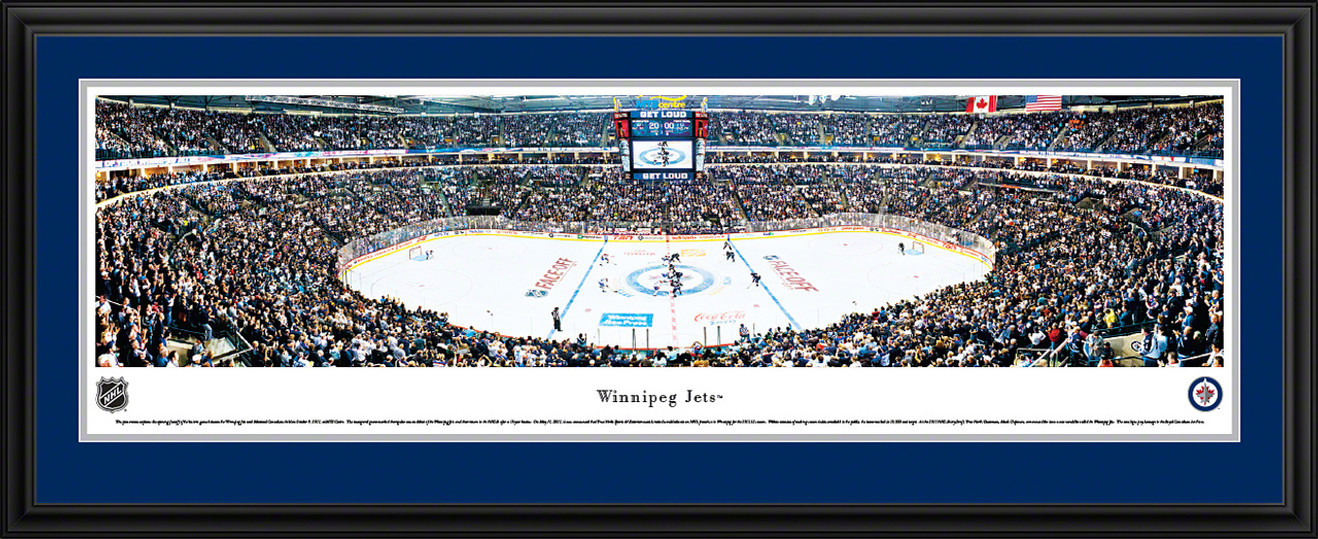 Winnipeg Jets Panoramic Poster - NHL Fan Cave Decor