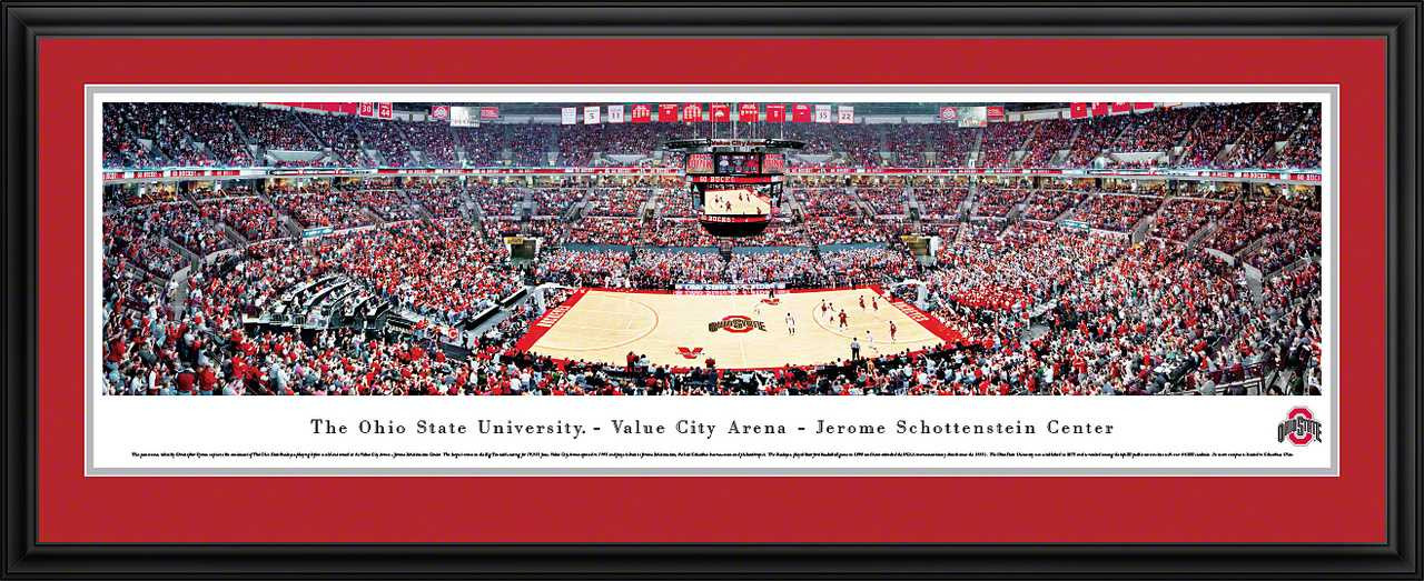 Ohio State Buckeyes Panoramic - Value City Arena Picture - Basketball