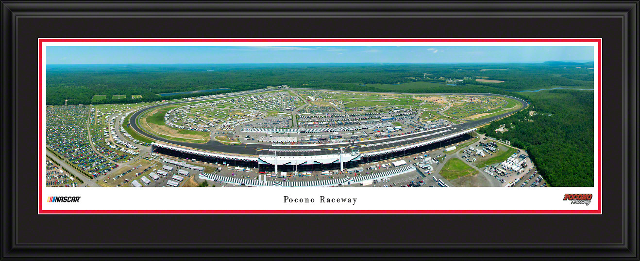 Pocono Raceway Panoramic Poster Print