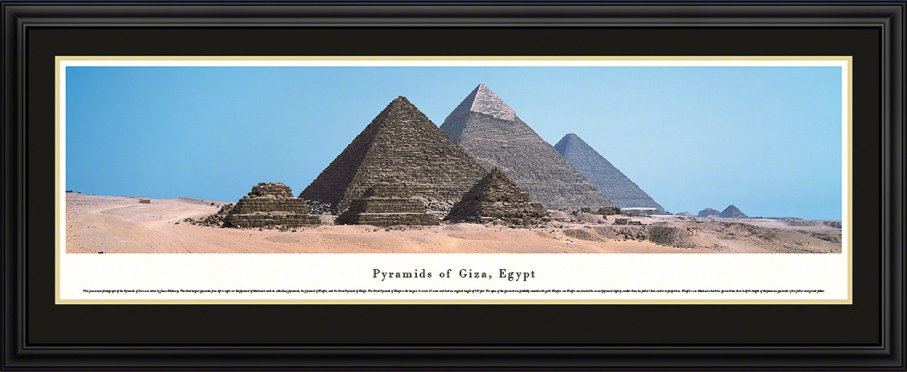 Pyramids Of Giza, Egypt Panoramic Picture