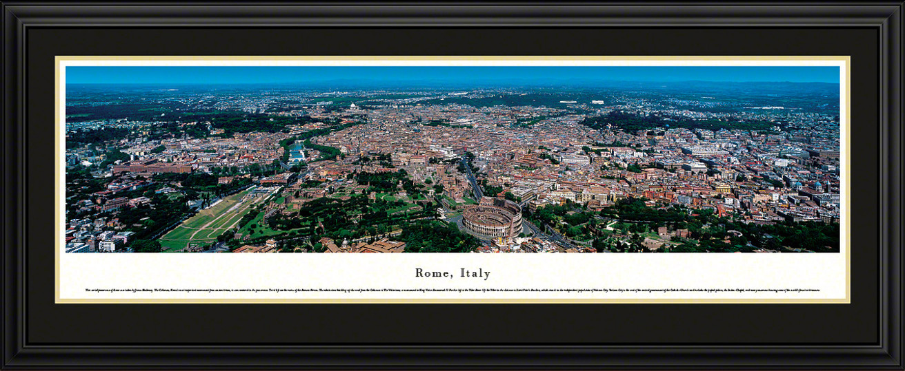 Rome, Italy Panoramic City Skyline Picture