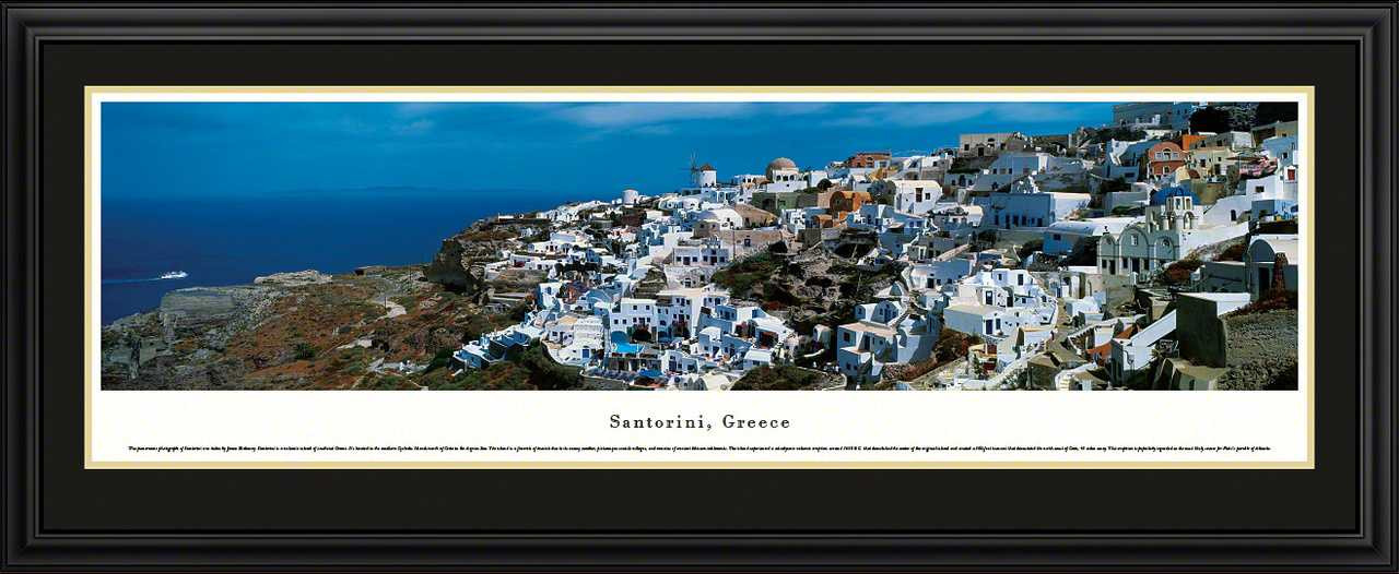 Santorini, Greece Skyline Panorama