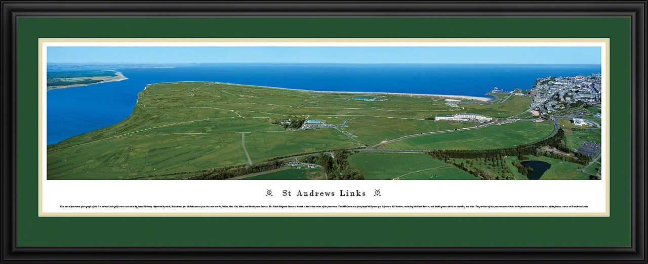 St Andrews Links Golf Panoramic Picture - Aerial