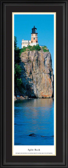 Split Rock Lighthouse Panoramic Picture - Day - Vertical Panorama