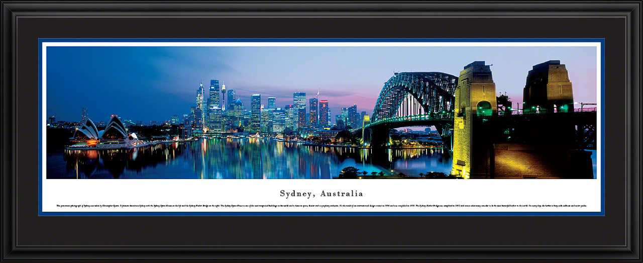 Sydney, Australia Panoramic Skyline Picture - Twilight