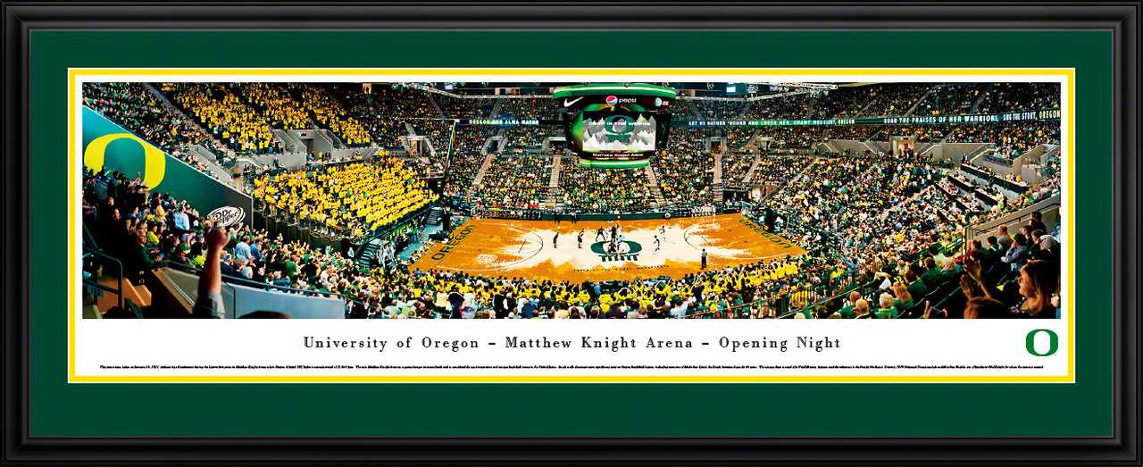 Oregon Ducks Panoramic - Matthew Knight Arena Opening Night Picture
