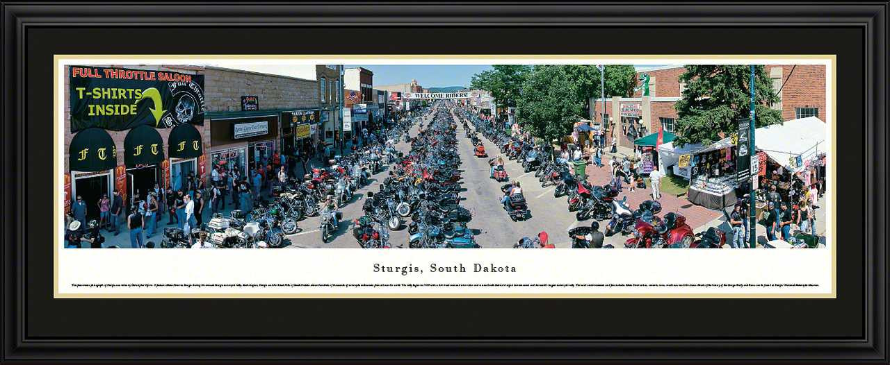 Sturgis, South Dakota Panoramic Picture - Sturgis Motorcycle Rally