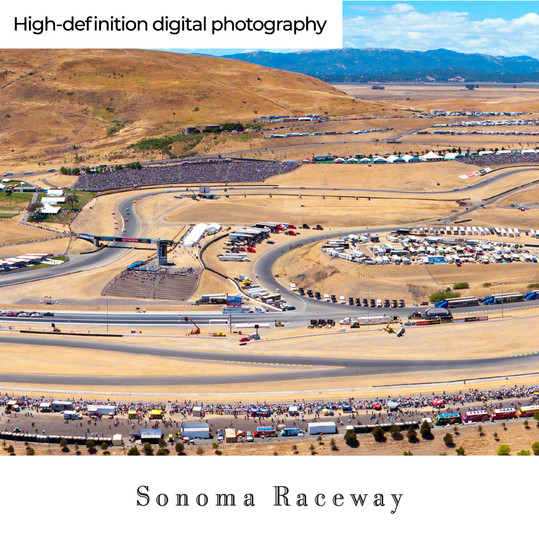 Sonoma Raceway Panoramic Poster