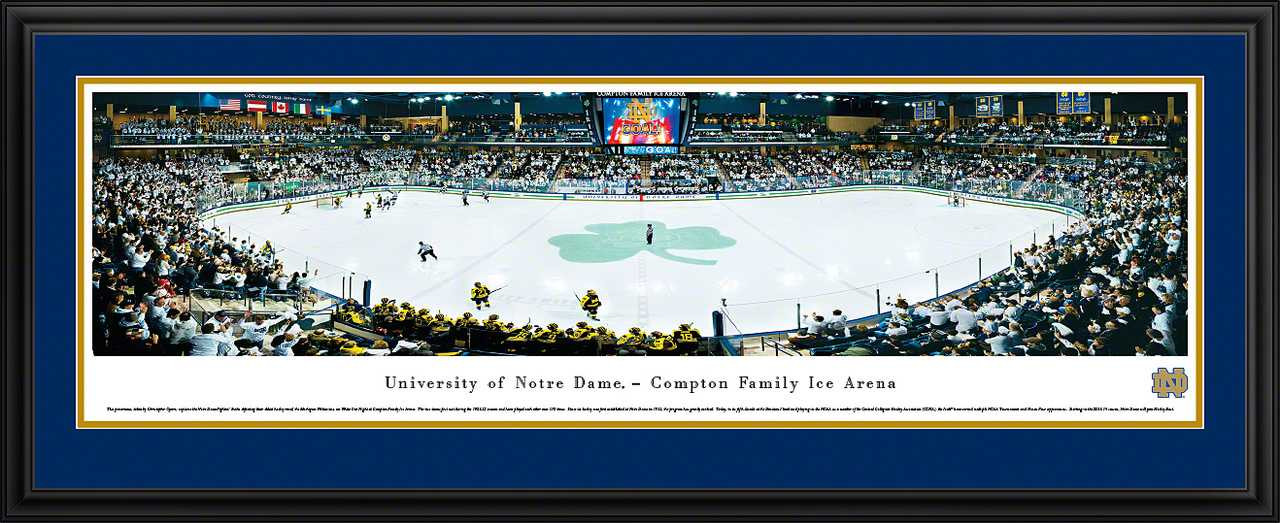 Notre Dame Fighting Irish Panoramic - Compton Family Ice Arena
