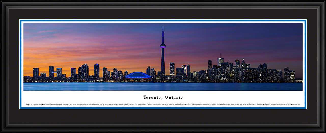 Toronto, Canada City Skyline Panorama - Twilight