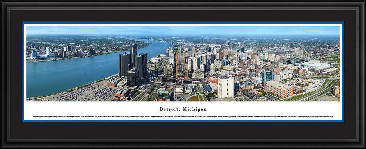 Detroit, Michigan Skyline Panorama