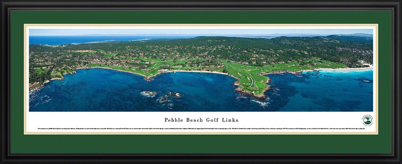 Pebble Beach Golf Links Panoramic Print