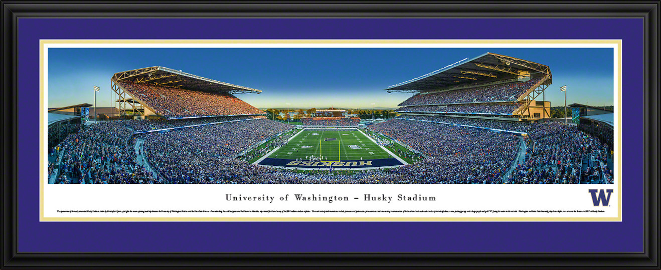 Washington Huskies Football Panoramic - Husky Stadium Picture