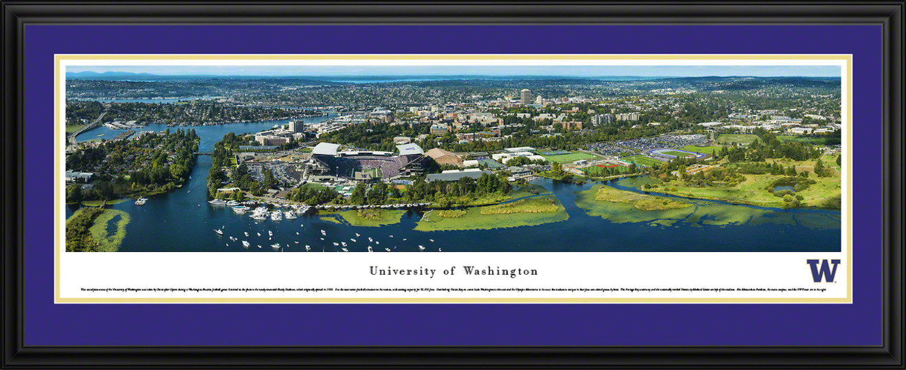 Washington Huskies Football Panoramic - Husky Stadium Aerial Picture