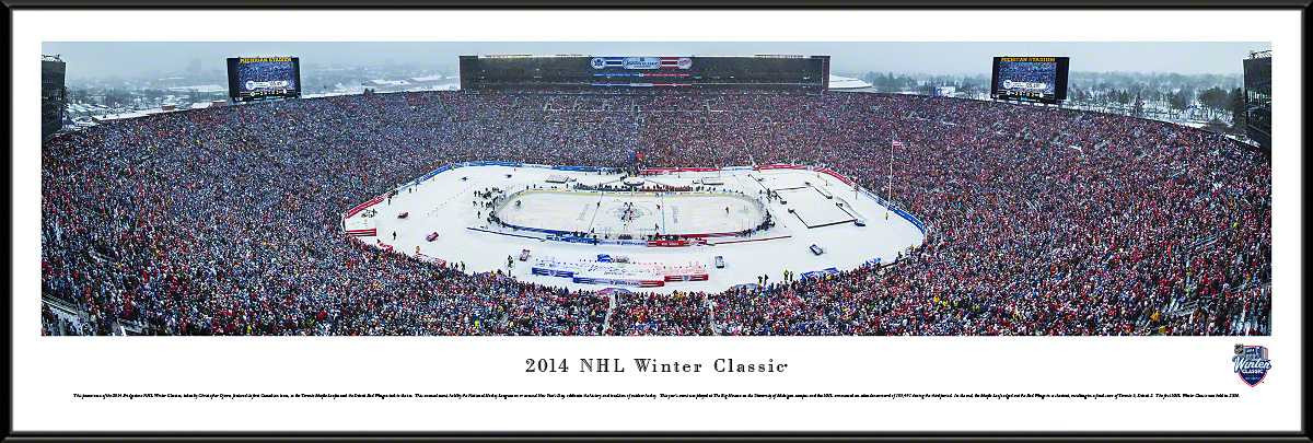 2014 Winter Classic Panoramic - Toronto Maple Leafs vs. Detroit Red Wings