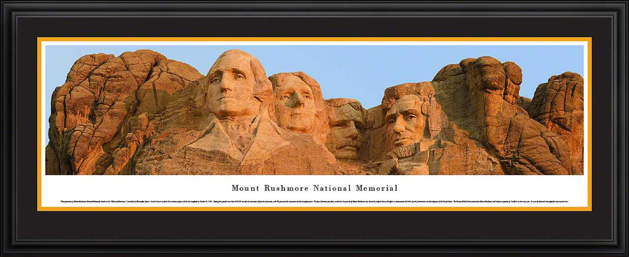 Mount Rushmore Panoramic Poster