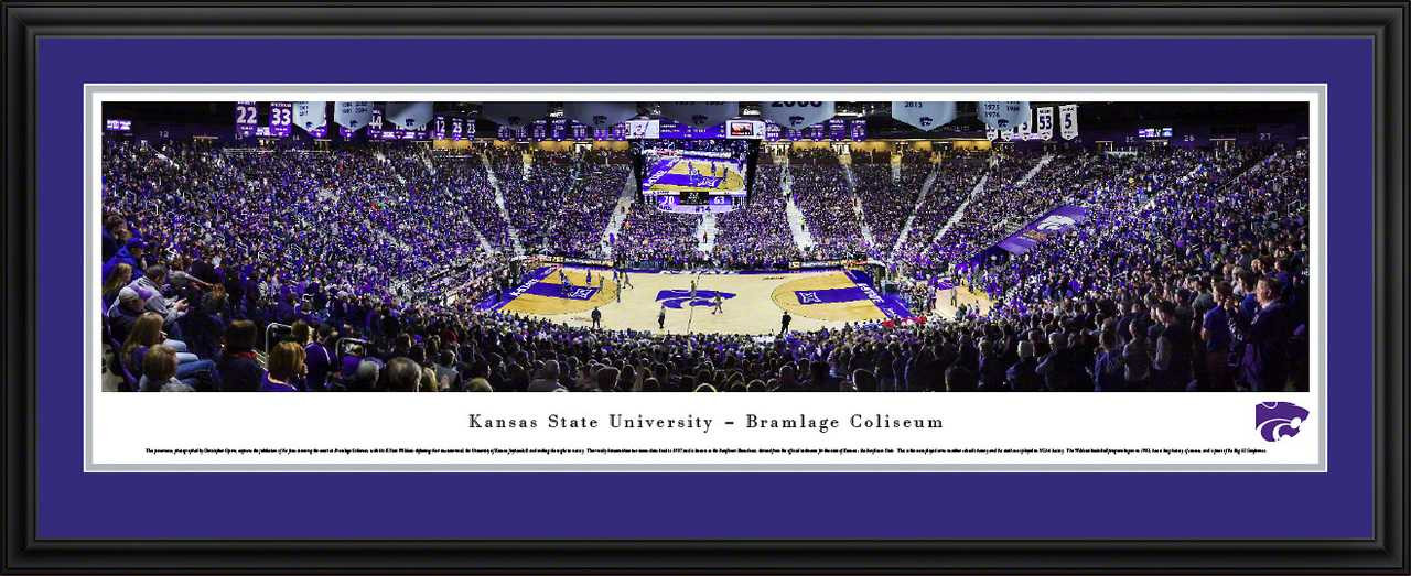 Kansas State Wildcats Basketball Panoramic - Bramlage Coliseum