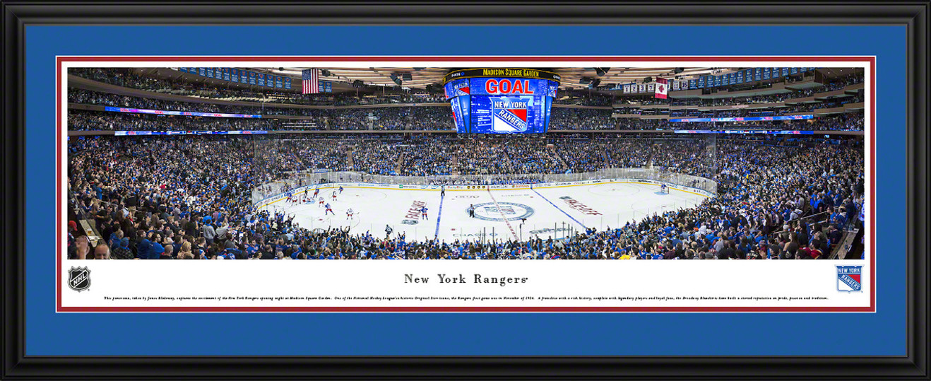 New York Rangers Panoramic Picture - Madison Square Garden Panorama