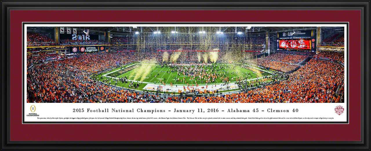 2016 CFP Panoramic Picture - College Football Playoff Championship - Alabama Crimson Tide