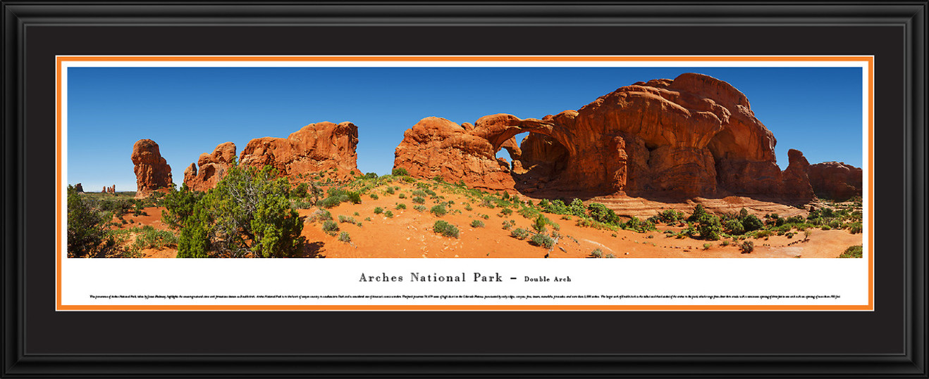 Arches National Park Panoramic Picture - Double Arch