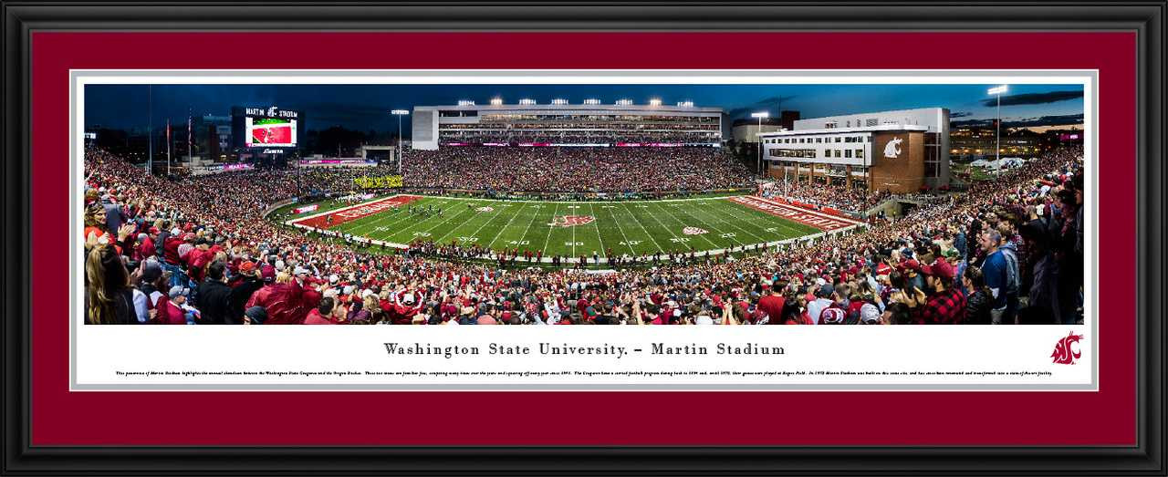 Washington State Cougars Football Panoramic Picture - Martin Stadium