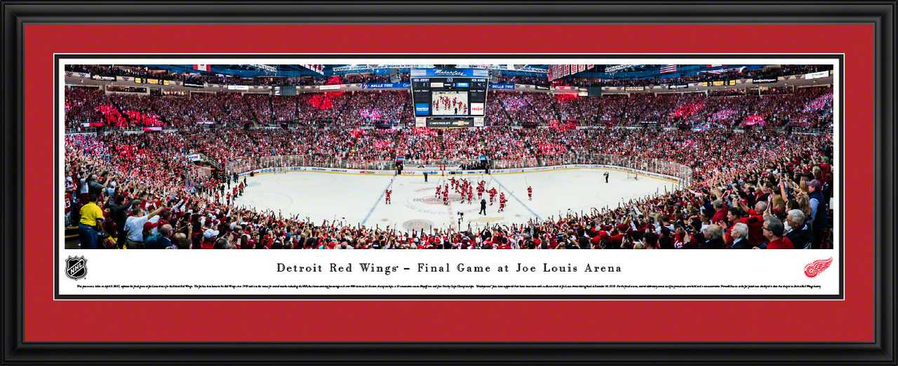 Detroit Red Wings Panoramic Picture - Joe Louis Arena NHL Panorama