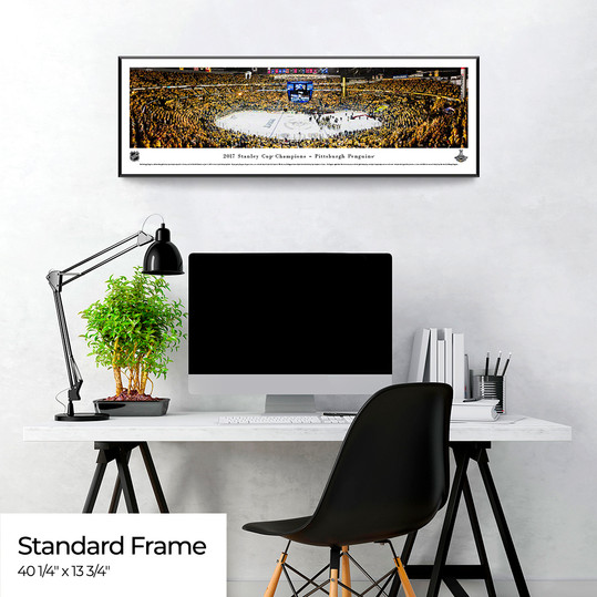 2017 Stanley Cup Panoramic Poster - Pittsburgh Penguins
