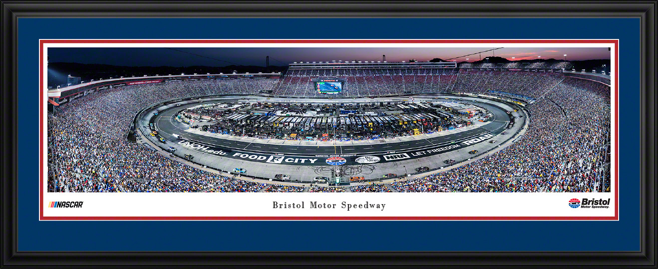 Bristol Motor Speedway Race Aerial Panoramic Poster
