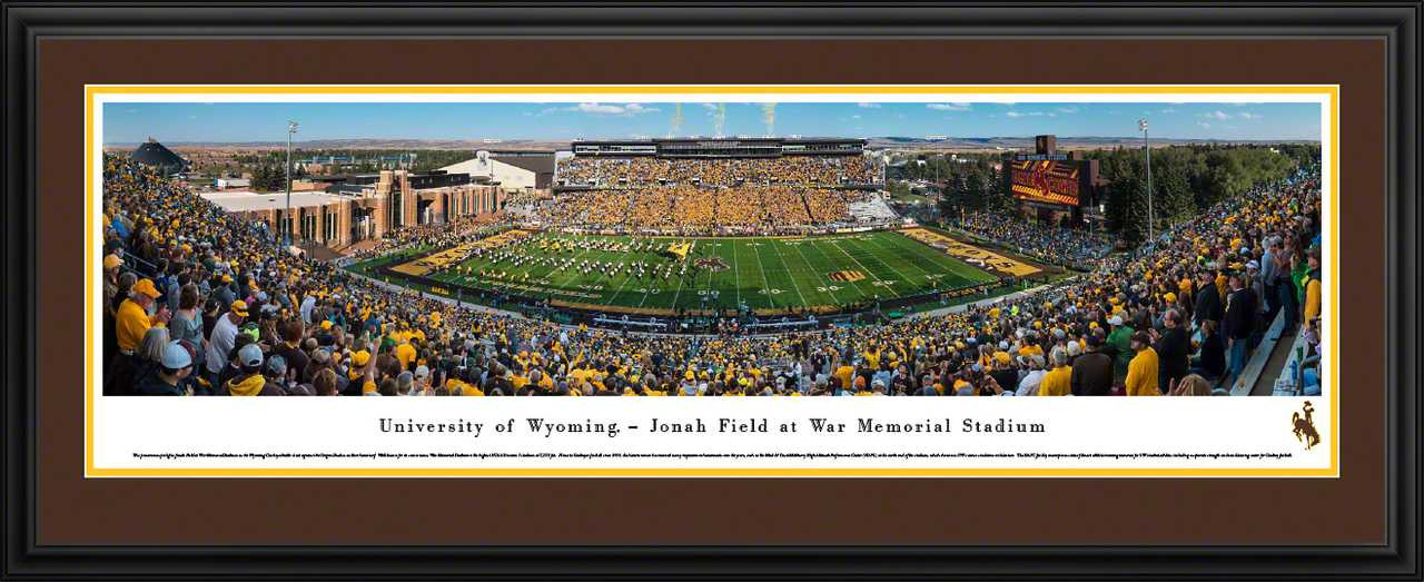 Wyoming Cowboys Football Panoramic Picture - War Memorial Stadium