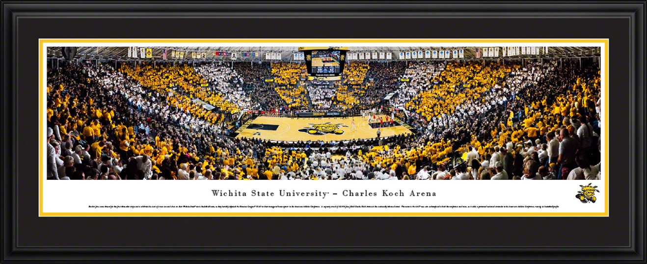 Wichita State Shockers Basketball Panoramic Picture - Charles Koch Arena