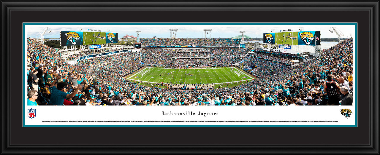 Jacksonville Jaguars Panoramic Poster - TIAA Bank Field