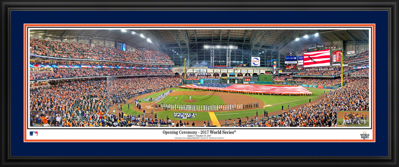 Houston Astros Panoramic Picture - 2017 World Series - Minute Maid Park MLB  Wall Decor