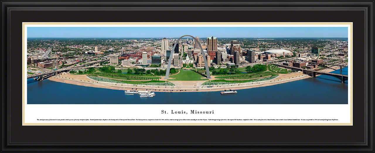 St. Louis, Missouri City Skyline Panoramic Wall Decor
