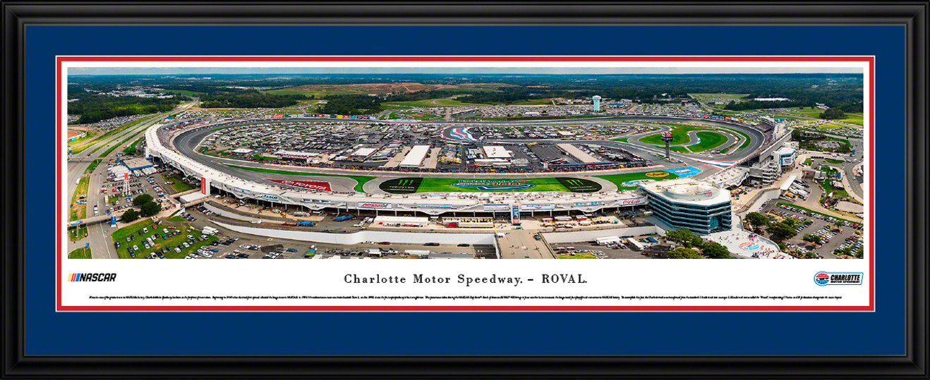 Charlotte Motor Speedway Panoramic Fan Cave Decor