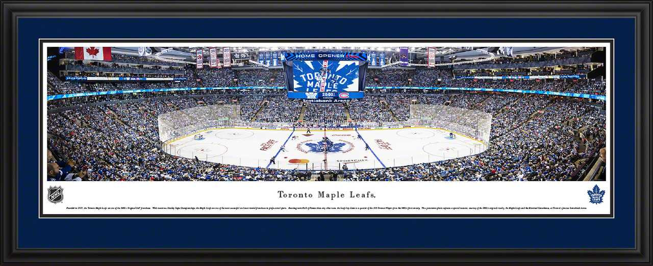 Toronto Maple Leafs Panorama - Scotiabank Arena Fan Cave Wall Decor