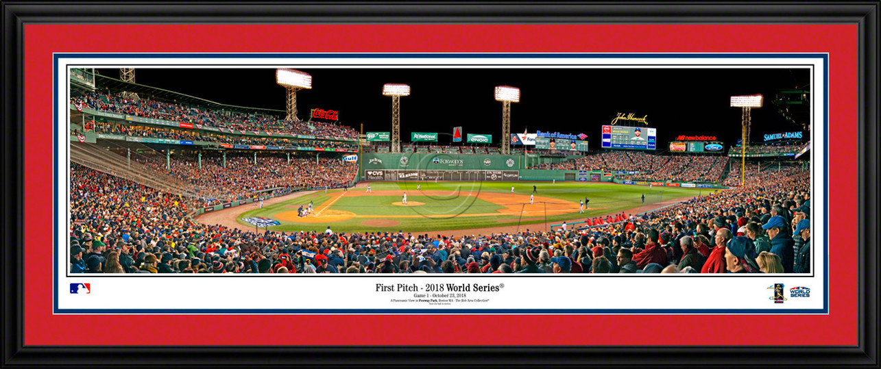 Boston Red Sox 2018 World Series Poster - First Pitch