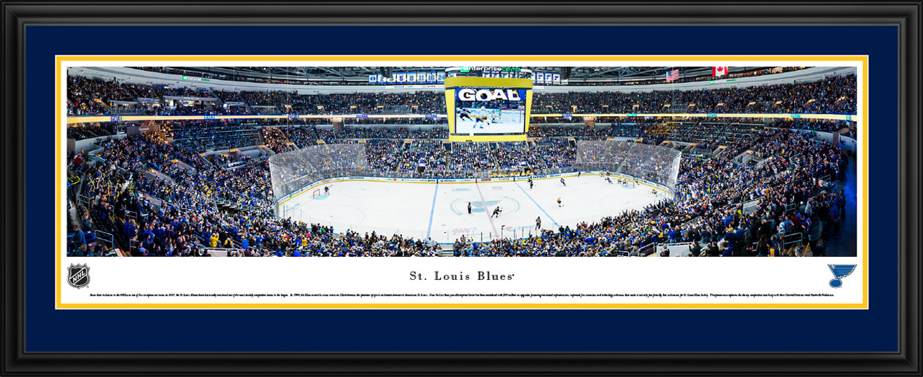St. Louis Blues Panoramic Poster - Fan Cave Wall Decor