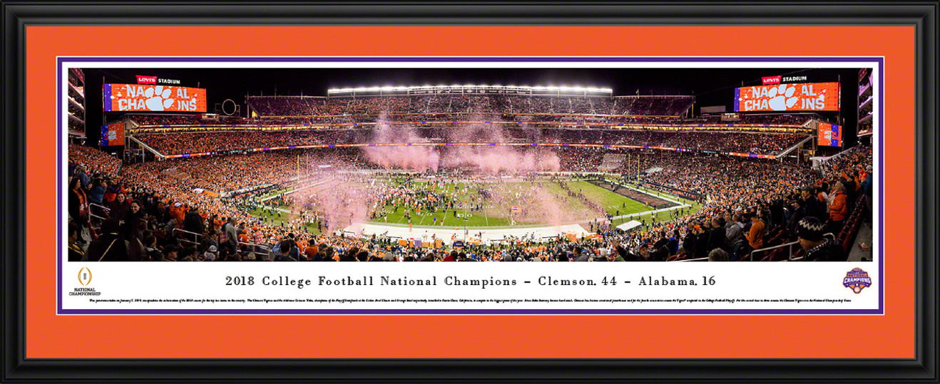 2019 College Football Playoff National Championship Panoramic Poster
