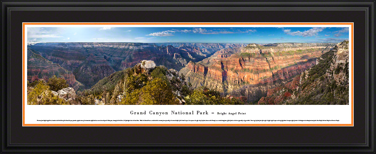 Grand Canyon National Park Panoramic Picture - Bright Angel Point