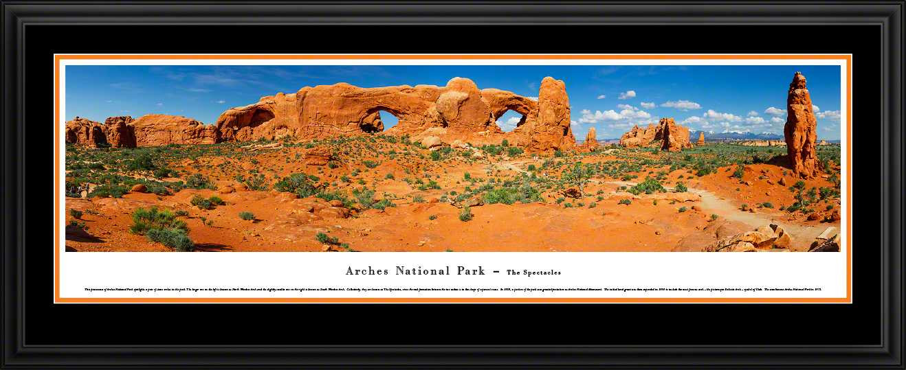 Arches National Park Panoramic Picture - The Spectacles