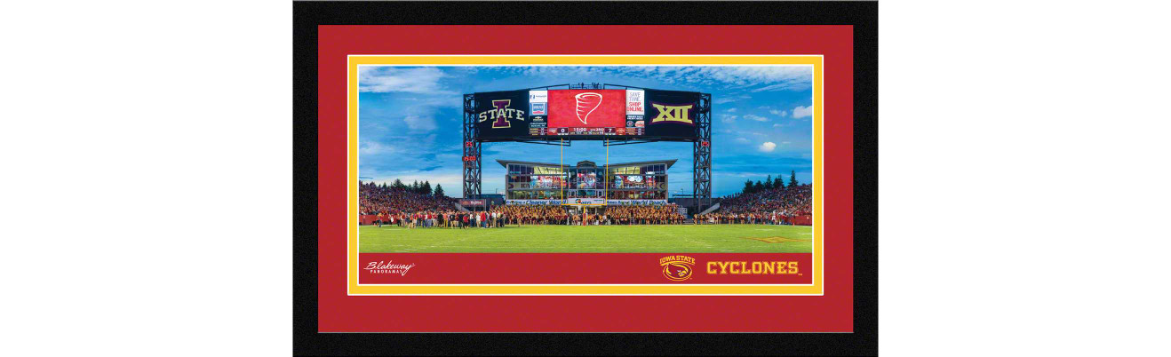 Iowa State Cyclones Football Framed Panoramic Picture - Jack Trice Stadium