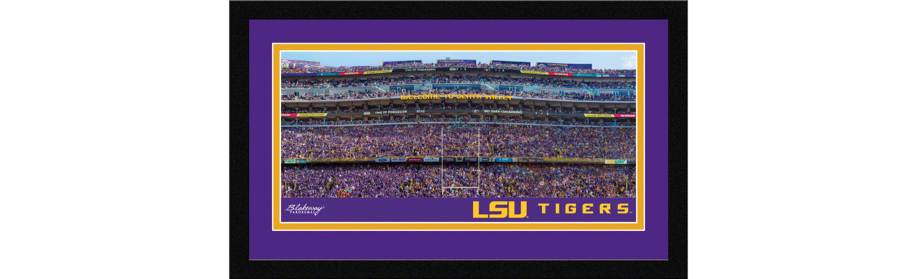 LSU Tigers Football Framed Panoramic Picture - Tiger Stadium